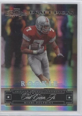 2007 Playoff Prestige Draft Picks Light Blue /999 Ted Ginn Jr #164 Rookie RC - Image 1 of 2