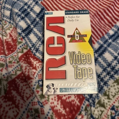 *NEW* RCA T-120H STANDARD GRADE BLANK 120 MINUTE VHS VIDEO TAPE - Image 1 of 2