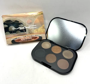 Mac Make Up Pallet BRONZE INFLUENCE Connect In 6 Colour Eye Shadow Palette - Picture 1 of 5