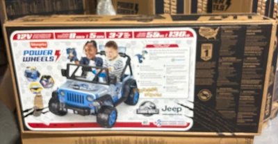 Jeep Wrangler Power Wheels Jurassic WORLD alimentado por batería RIDE LEER SIN DEVOLUCIONES Foto 1 de 4