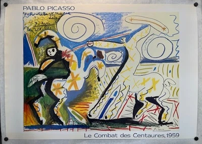 Le Combat des Centaures de Pablo Picasso - Impresión de stock nuevo/antiguo, Milán Italia 1989 Foto 1 de 4