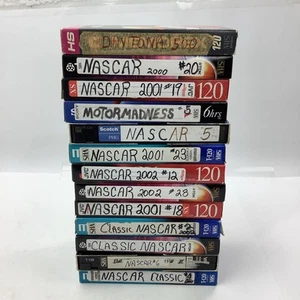 Posten 13 Vintage NASCAR STOCK CAR RACE VHS LOT TV AUSGESTRAHLT 2000,2001,2002 & mehr - Bild 1 von 5