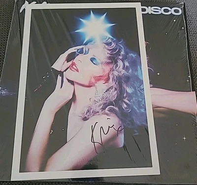Kylie Minogue Disco NEAR MINT BMG Vinyl LP Signierte Art Card! Store Eclusive  - Bild 1 von 4