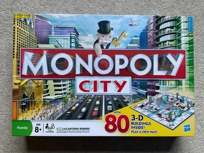 Hasbro Monopoly City Edition Board Game with 80 3D Buildings *GREAT CONDITION* - Image 1 of 4