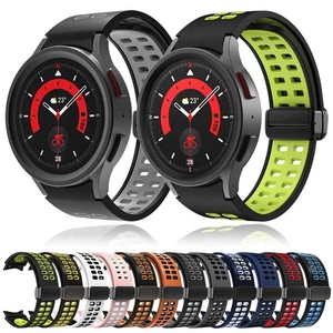 Correa deportiva con hebilla magnética para Samsung Galaxy Watch 4 5 Pro 6 40/44/45/43/47 mm - Imagen 1 de 45