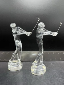 Figura de cristal Baccarat Francia firmada por jugador de golf 9 1/4" - Imagen 1 de 16