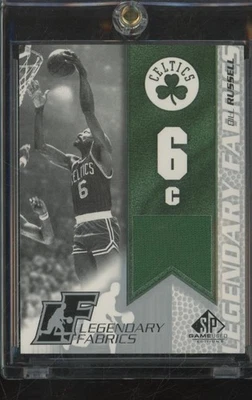 2003-04 UD SP Game Used BILL RUSSELL Relic Legendary Fabrics Celtics HOF BIN7 - Image 1 of 2