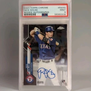 2020 Topps Chrome - Rookie Autographs Nick Solak #RA-NS Refractor PSA 9 - Bild 1 von 2