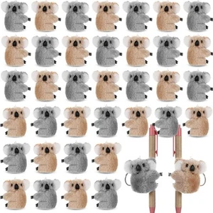 36 Pcs Koala Clip Koala Pencil Hugger Keychain Stuffed Animal Pencil Topper C... - Picture 1 of 6