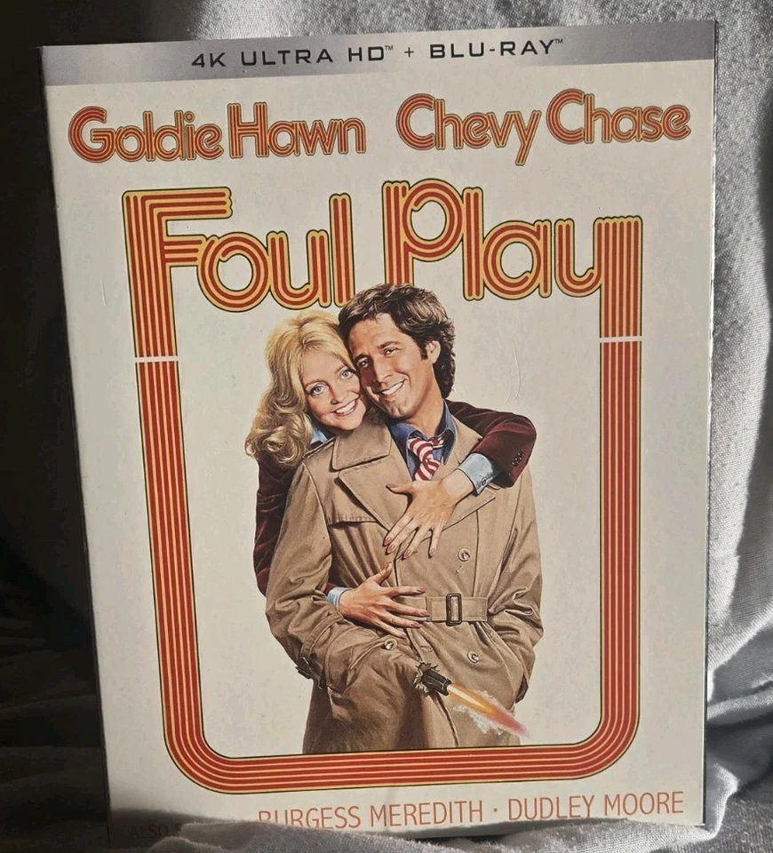 Foul Play 4K ULTRA HD + BLU-RAY + SLIPCOVER Chevy Chase, Goldie Hawn - Image 1 of 1