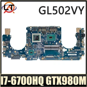 For ASUS Laptop GL502 GL502V ROG Strix S5V FX60V GL502VY Motherboard​With CPU - Afbeelding 1 van 6