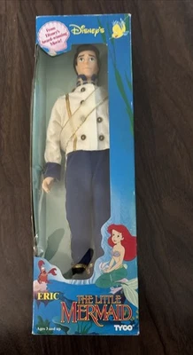 Новый в коробке! Винтажная кукла Disney's The Little Mermaid Eric от Tyco 1991 редкая ЧИТАЙТЕ - Изображение 1 из 4