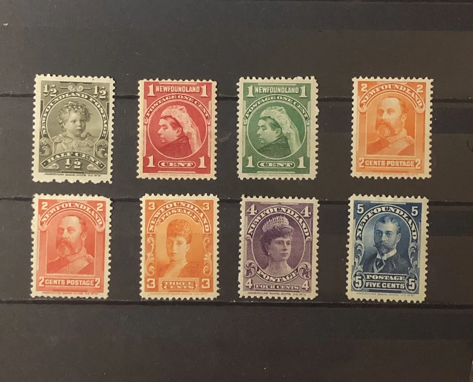 Stamps Canada Newfoundland Sc78-85 Royal Family  mint set, see details. - Image 1 of 4