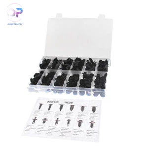 Surtido automotriz de 330 piezas de pasadores de empuje clips retenedores para GM Ford Toyota Honda - Imagen 1 de 8