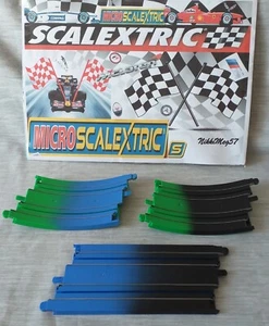 Micro Scalextric Track Short Straight 6" & Short Uplifts x2 L7563 1:64 PreLoved - Picture 1 of 20