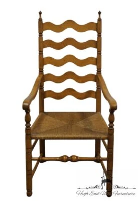 MUEBLES PEGAJOSOS Sólido Roca Dura Arce Colonial Temprano Americano Escalera D... Foto 1 de 4