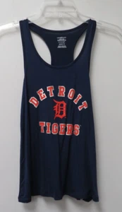 Girls Detroit Tigers Sleeveless Shirt Blue Size M 7/8 NWT Thin Material - Picture 1 of 6