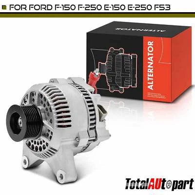 Nuevo alternador para Ford F-150 F-250 E-350 Club Wagon 95A 12V CW 8 ranuras polea Foto 1 de 4
