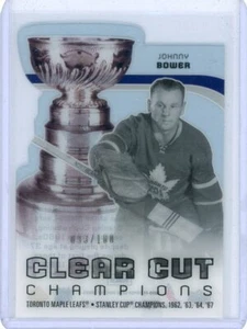 JOHNNY BOWER 2010-11 UPPER DECK HOCKEY #CCC-JB "CLEAR CUT CHAMPIONS" 93/100 - Bild 1 von 2