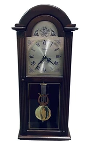 WALTHAM Mid Century Modern Battery Operated Cabinet Chyme Wall Clock - Picture 1 of 4