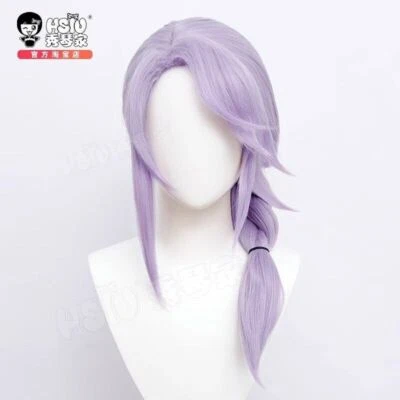 Pelucos trenzados Hythlodaeus Cosplay niña malva lavanda Foto 1 de 4