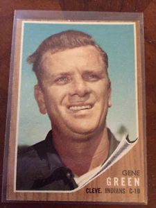 1962 Topps Gene Green Cleveland Indians #78 Baseball Card - Bild 1 von 1