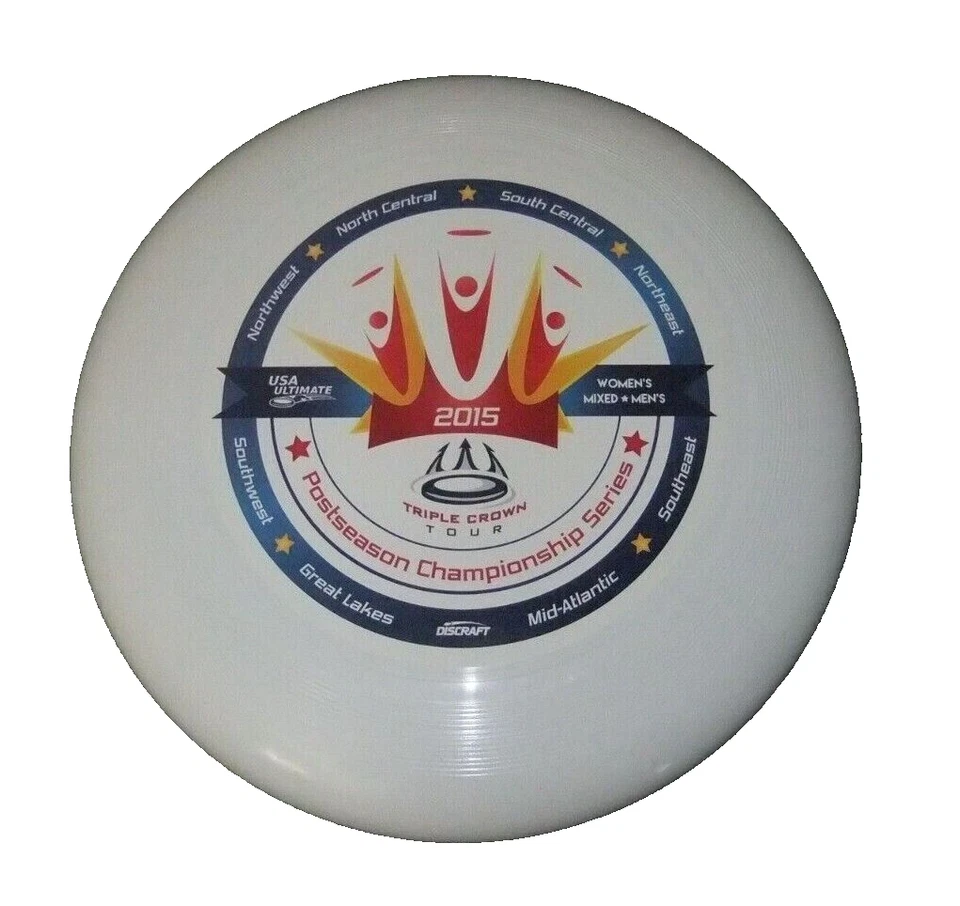 Discraft Ultra-Star White 175 Gram SportDisc USA 2015 Triple Crown Tour  - Image 1 of 1