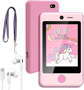 PTHTECHUS Kids Smartphone with Music Game, 3.8 Inch Touchscreen Mini Pad Toy - Picture 1 of 8