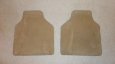 Genuine BMW 02-08 E66 745Li 750Li 760Li Rear Beige Floor Mats OEM 82112293528 - Image 1 of 4