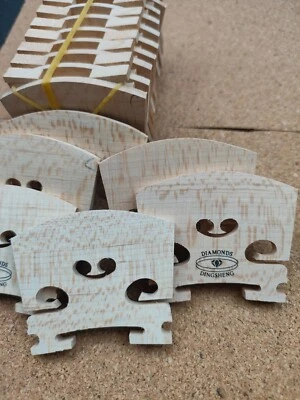 Puente para violín de alta calidad 1/2, puentes para violín de madera de arce 10 piezas Foto 1 de 4