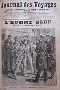 JOURNAL DES VOYAGES N° 590 de 1888 MARINE VAISSEAU NÉGRIER / NAUFRAGE TYPHON - Picture 1 of 2