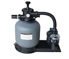 SWIMMING POOL PUMP/FILTER 18" 18 INCH 449mm 0.5HP .5HP 8.10m/hr & GLASS SAND