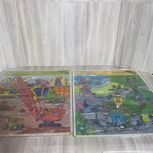 Set Of 2 Sesame Street 1979 Puzzles  - Picture 1 of 8