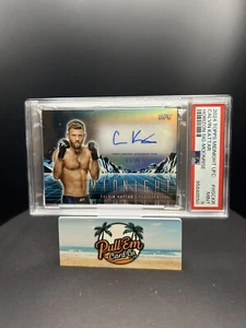 2024 Topps Midnight UFC Horizon Signatures Moonrise PSA Mint 9 Calvin Kattar /25 - Bild 1 von 2
