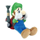 Luigi's Mansion 2 Luigi Super Mario Plush Toy Stuffed Animal with Vacuum Doll 9"