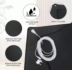 Erdungsmatte UK, Erdungsmatte für Bett, 10% Silberfaser & 90% weiches Leder, 30x - Bild 1 von 7