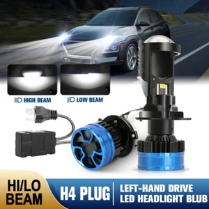 Par de bombillas de faros proyectores mini LED LHD 9003/H4 kit de conversión de haz alto bajo - Imagen 1 de 16