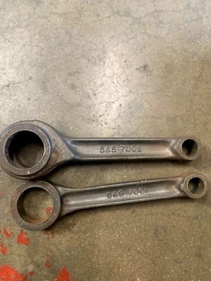 Juego de cabeza de pala Harley S&S rojo de repuesto Panhead Evo 7002 7001 Foto 1 de 4