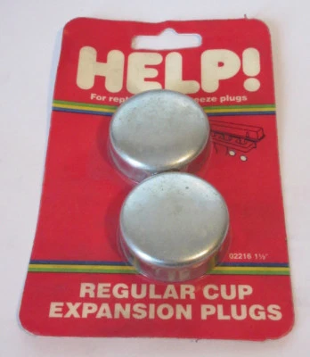 Set of 2 Dorman Help 02216 1.5" Expansion Plug Frost Plug 1-1/2" 555-027 362654 - Image 1 of 2