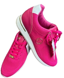 Frühling MEXX DESIGNER GLITZER SNEAKER PINK FUCHSIA NEU KEIL PLATEAU 41 - Bild 1 von 22