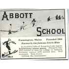 1920 Harper's Magazine Ad - Abbott School Little Blue Farmington Maine EA3-2