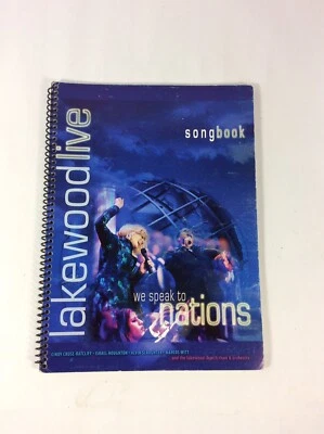 Lakewood Live We Speak to Nations Church Music Choral Songbook Spiral Bound - Image 1 of 4