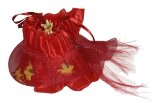 Sac à main de Créateur RUE du BAG rouge & fleurs femmes pochette mariage France - Imagen 1 de 2