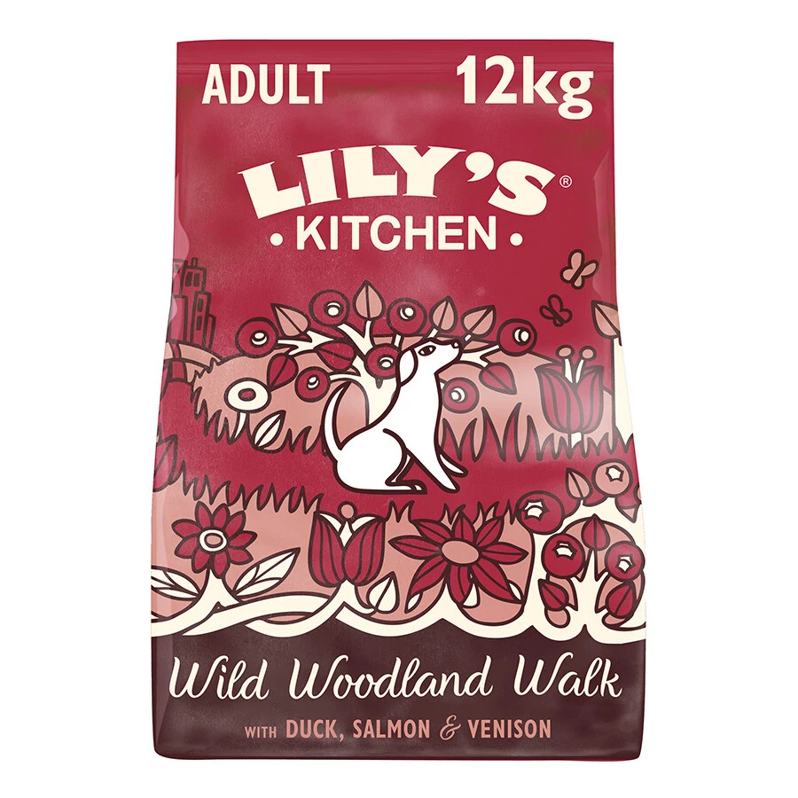 Lily's Kitchen Wild Woodland Walk Adult Hundetrockenfutter Ente, Lachs & Wild - 12 kg - Bild 1 von 1