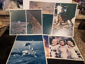 5 RARE VINTAGE SPACE ARTS TITUSVILLE FLA APOLLO 12 NASA PHOTO SOUVENIR 11 X 14" - Picture 1 of 13
