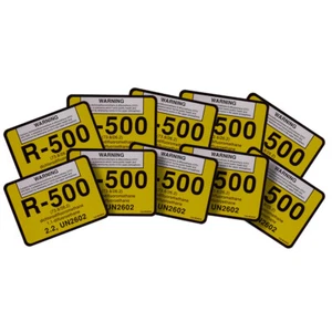 (10) Stickers Properly Identify Unit With R500 R-500 - Picture 1 of 3