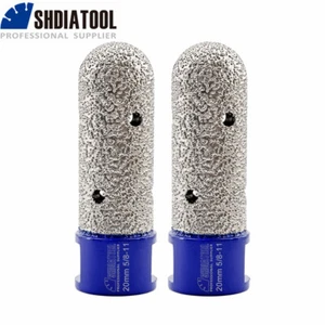 Diamond Finger Bit Milling Bit 2pcs 20mm 5/8-11 Angle Grinder for Porcelain Tile - Picture 1 of 7