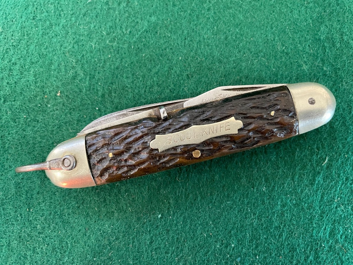 Case Scout Knife In Collectible Vintage Factory Manufactured Case Scout Knife In Collectible Vintage Factory Manufactured