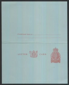 NEW ZEALAND 1971 4c LETTERCARD QEII MINT (ID:32/D8432) - Picture 1 of 1