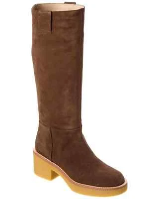 NWOT STUART WEITZMAN Montana Slouch Walnut Suede Boots Women's Size 8.5B $695 - Image 1 of 4